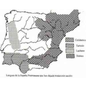 Click para ampliar. Pulsa en el nombre para ver la ficha. Lenguas prerromanas atestiguadas por escritos